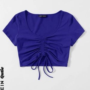 a blue shirt from shein!
